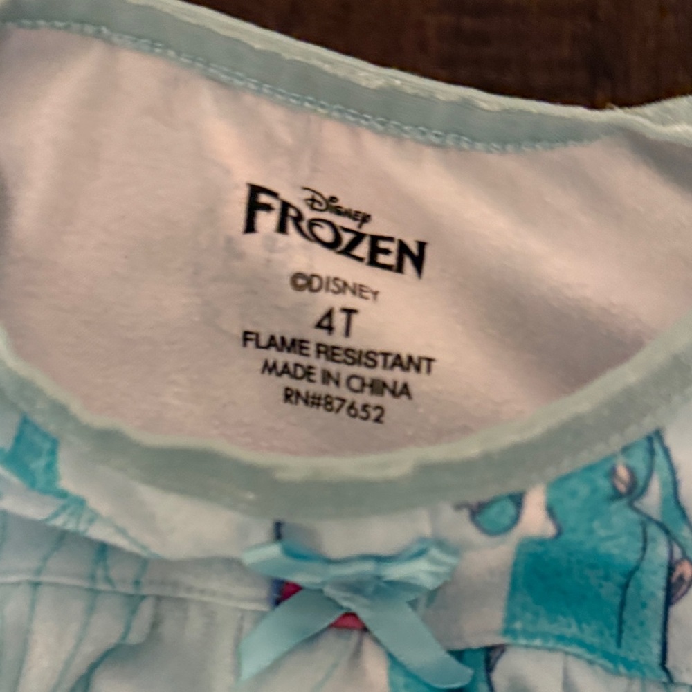 Bundle of Cozy Girls Nightgowns - Bluey and Frozen Anna and Elsa! Today only! - Picture 10 of 15